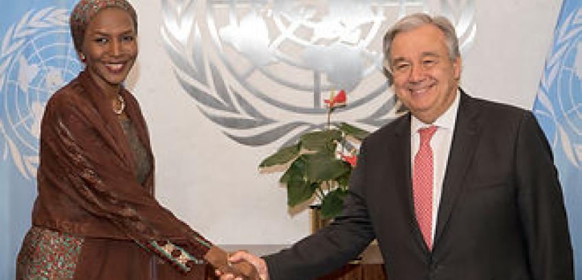 Ambassador Fatima K. Mohammed Presents Her Credentials to the UN Secretary General